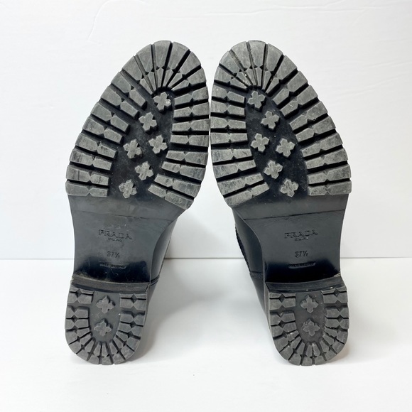 Authentic Prada Calf Leather Moto Boots - Picture 11 of 16